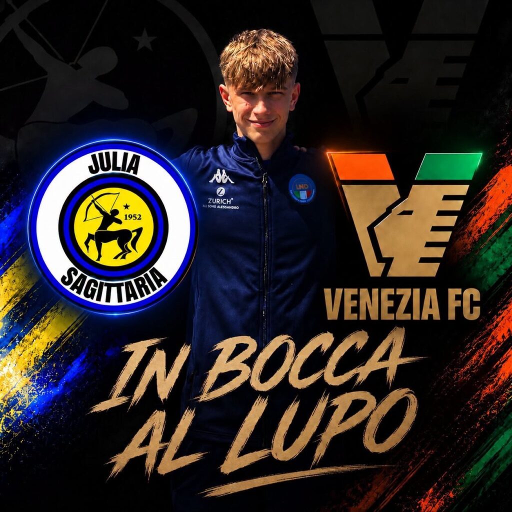 GIOVANILI – L’UNDER 15 PIETRO GUERNIERI APPRODA AL VENEZIA