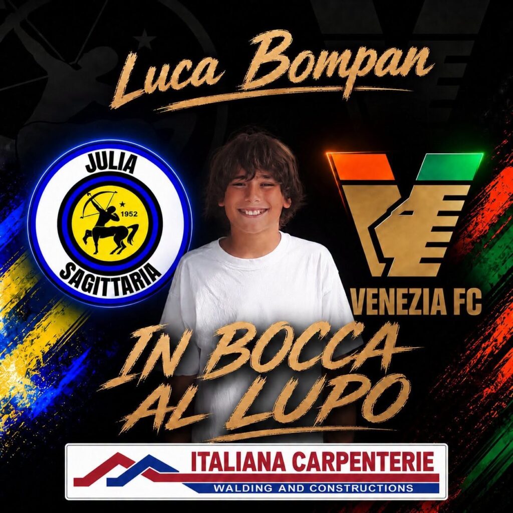 GIOVANILI – LUCA BOMBAN SCELTO DAL VENEZIA FC.