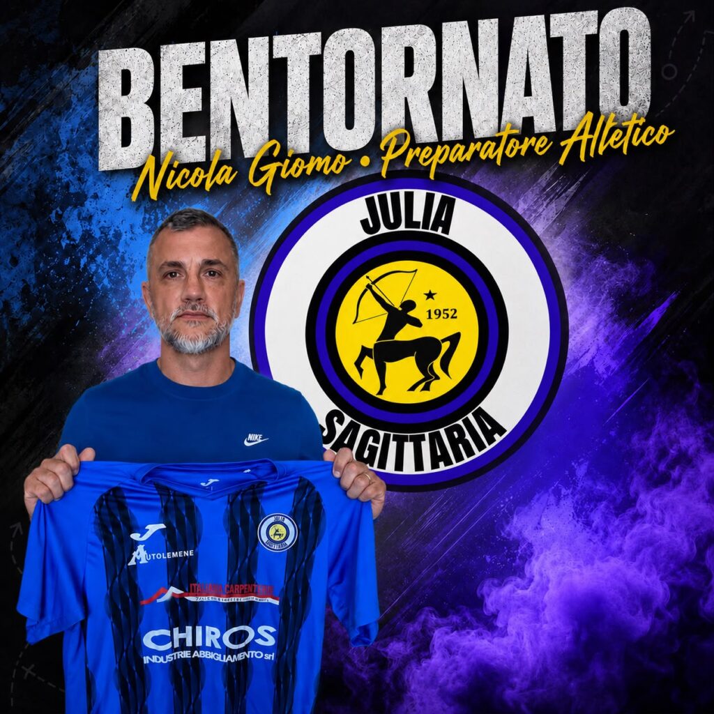 PROMOZIONE – RITORNA IL PREPARATORE ATLETICO NICOLA GIOMO.