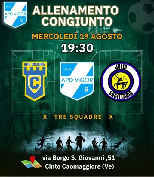 PROMOZIONE – NERAZZURRI IMPEGNATI IN UN TRIANGOLARE A CINTO CAOMAGGIORE.