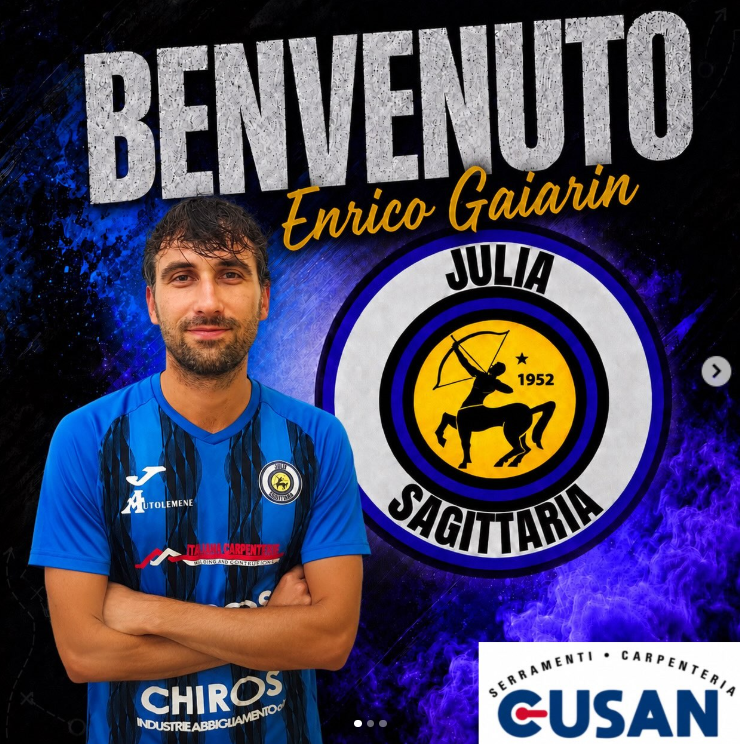 PROMOZIONE – ACCORDO RAGGIUNTO PER IL RITORNO DI ENRICO GAIARIN.